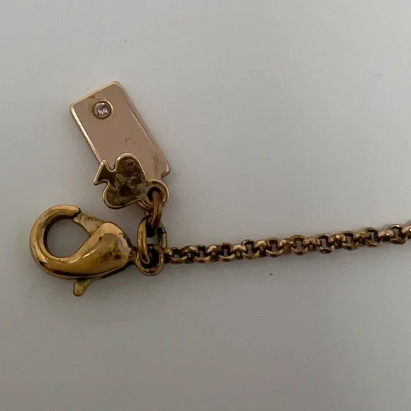 Pink Champagne Pendant Necklace Rose Gold Statement Jewelry Bridal Bride Wedding - Picture 15 of 17